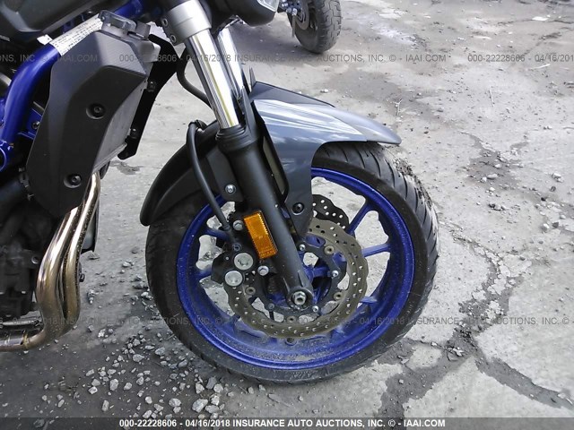 JYARM06Y5FA001023 - 2015 YAMAHA FZ07 C BLUE photo 5