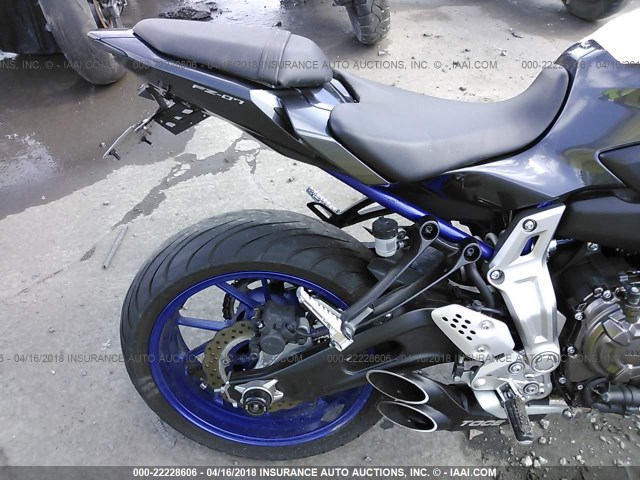 JYARM06Y5FA001023 - 2015 YAMAHA FZ07 C BLUE photo 6