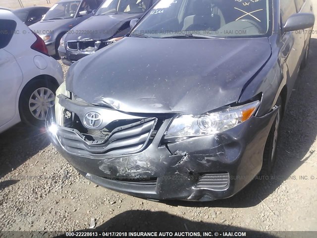 4T1BF3EK7BU173931 - 2011 TOYOTA CAMRY SE/LE/XLE GRAY photo 6