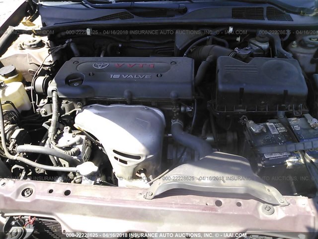 4T1BE32K52U116120 - 2002 TOYOTA CAMRY LE/XLE/SE ბურგუნდია ფოტო 10