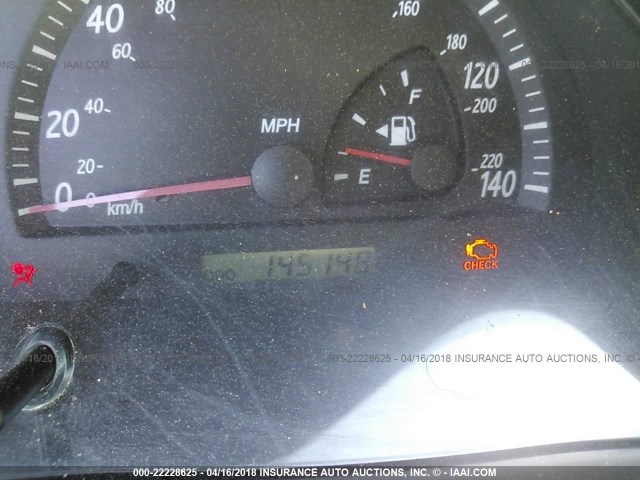 4T1BE32K52U116120 - 2002 TOYOTA CAMRY LE/XLE/SE ბურგუნდია ფოტო 7