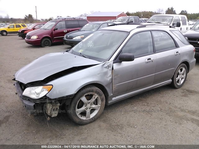 JF1GG61607H805028 - 2007 SUBARU IMPREZA 2.5I SILVER photo 2