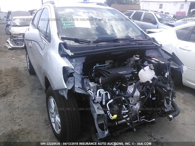 KL7CJLSB9HB192655 - 2017 CHEVROLET TRAX 1LT SILVER photo 6