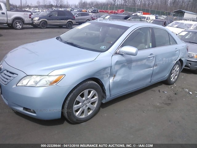 4T1BE46KX9U823661 - 2009 TOYOTA CAMRY SE/LE/XLE Light Blue photo 2