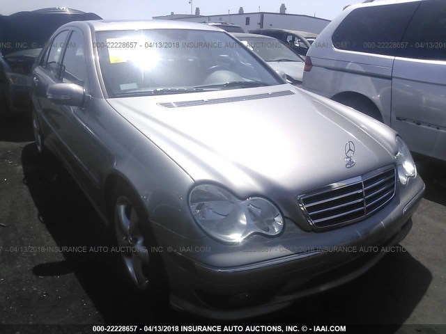 WDBRF52H56A849418 - 2006 MERCEDES-BENZ C GENERATION 2006 230 SILVER photo 1