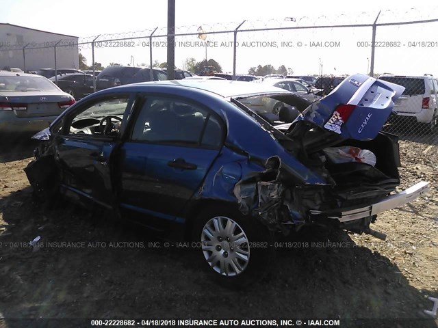 2HGFA1F37AH311647 - 2010 HONDA CIVIC VP BLUE photo 3