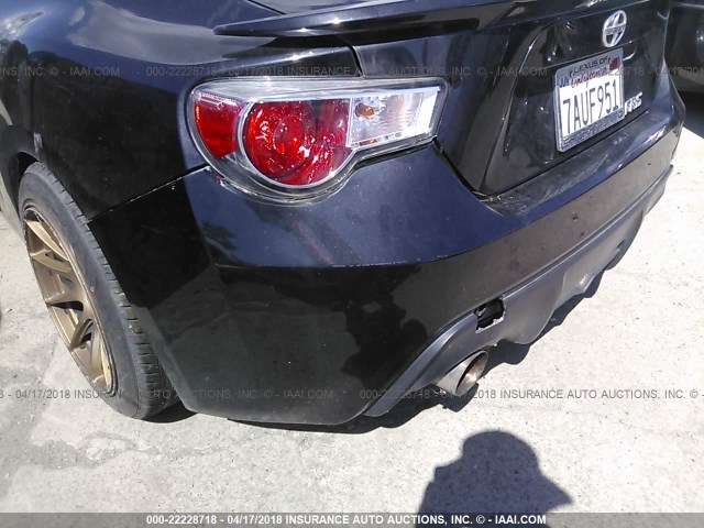 JF1ZNAA14D1721966 - 2013 TOYOTA SCION FR-S შავი ფოტო 6