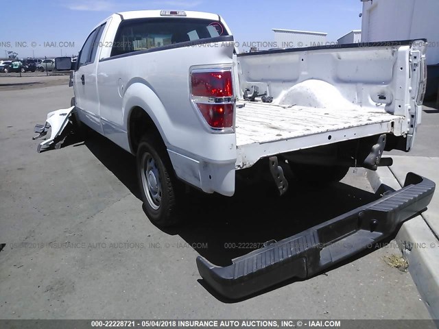 1FTFX1CT1CKD99172 - 2012 FORD F150 SUPER CAB WHITE photo 3