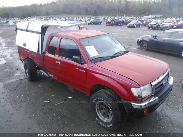 4TAWM72N1XZ464142 - 1999 TOYOTA TACOMA XTRACAB RED photo 6