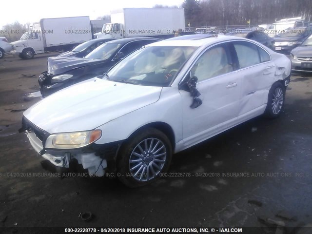 YV1AS982X81071893 - 2008 VOLVO S80 3.2 WHITE photo 2