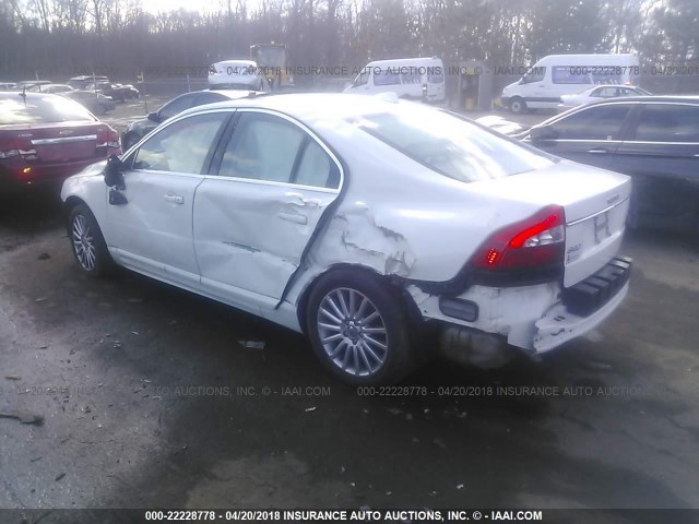 YV1AS982X81071893 - 2008 VOLVO S80 3.2 WHITE photo 3