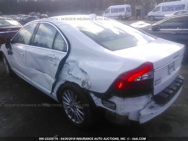 YV1AS982X81071893 - 2008 VOLVO S80 3.2 WHITE photo 6