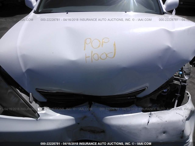 4T1BE30K86U650933 - 2006 TOYOTA CAMRY LE/XLE/SE 白色 照片 10