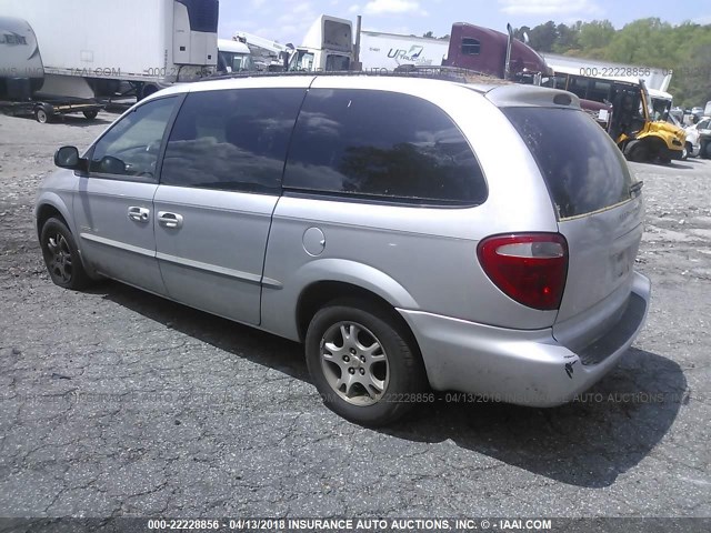 2B8GP44G91R123808 - 2001 DODGE GRAND CARAVAN SPORT GRAY photo 3