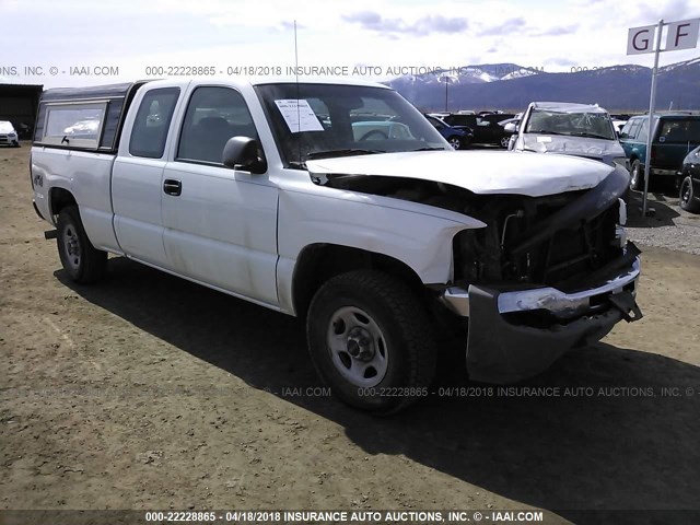 2GTEK19V341347417 - 2004 GMC NEW SIERRA K1500 WHITE photo 1