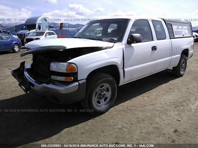 2GTEK19V341347417 - 2004 GMC NEW SIERRA K1500 WHITE photo 2