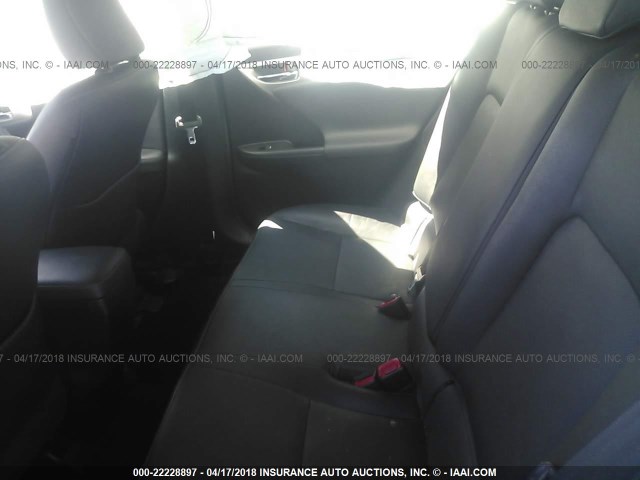 JTHKD5BH3C2048421 - 2012 LEXUS CT 200 GRAY photo 8