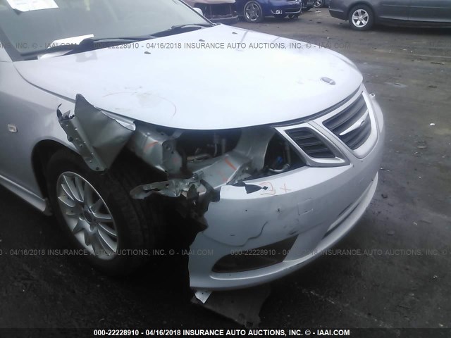 YS3FB49YX81118527 - 2008 SAAB 9-3 2.0T SILVER photo 6