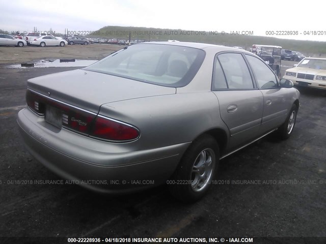 2G4WS52J311209709 - 2001 BUICK CENTURY CUSTOM GOLD photo 4