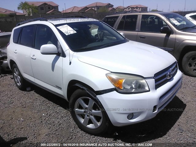 JTMZD31V065028335 - 2006 TOYOTA RAV4 LIMITED WHITE photo 1