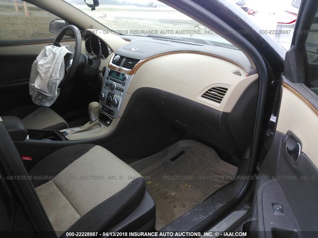 1G1ZC5E0XCF370967 - 2012 CHEVROLET MALIBU 1LT 黑色 照片 5