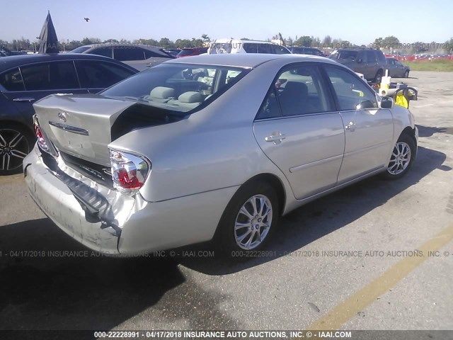4T1BE32K45U509210 - 2005 TOYOTA CAMRY LE/XLE/SE 银色 照片 4