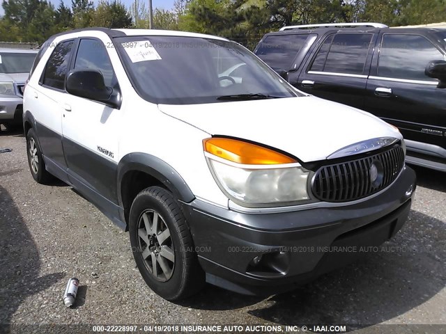 3G5DA03E62S583327 - 2002 BUICK RENDEZVOUS CX WHITE photo 1