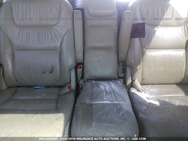 5FNRL38705B017214 - 2005 HONDA ODYSSEY EXL წითელი ფოტო 8