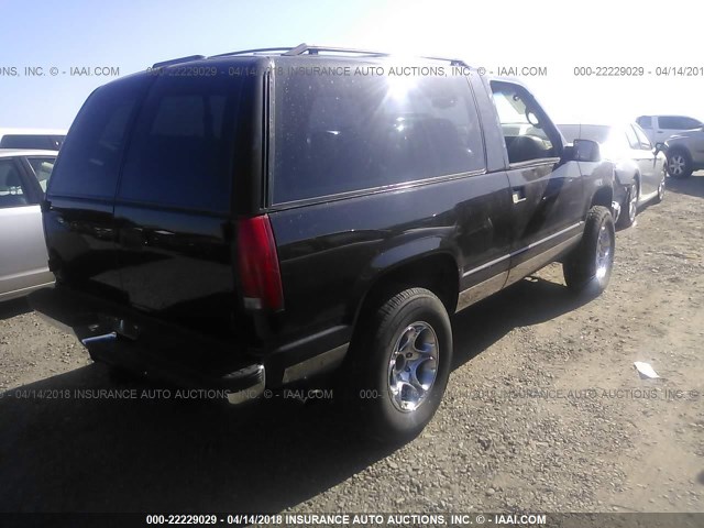 3GNEK18R1XG146252 - 1999 CHEVROLET TAHOE K1500 BLACK photo 4