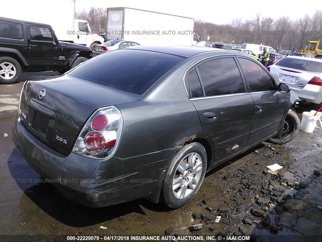 1N4AL11D95N907350 - 2005 NISSAN ALTIMA S/SL GRAY photo 4