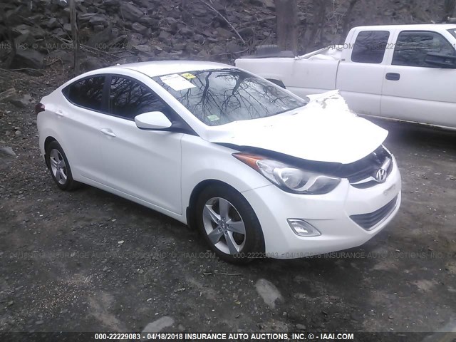 5NPDH4AE7DH405311 - 2013 HYUNDAI ELANTRA GLS/LIMITED WHITE photo 1