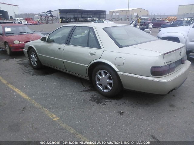 1G6KY5290VU833004 - 1997 CADILLAC SEVILLE STS BEIGE photo 3