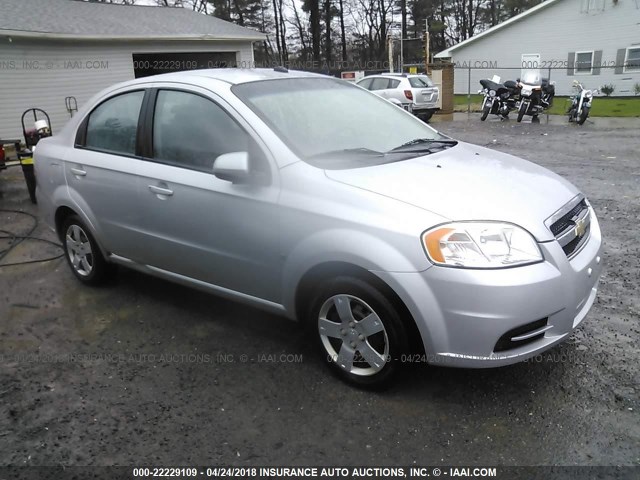 KL1TD56E29B384521 - 2009 CHEVROLET AVEO LS/LT 银色 照片 1