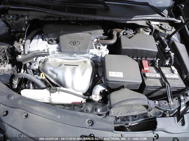 4T1BF1FK9HU419325 - 2017 TOYOTA CAMRY LE/XLE/SE/XSE BLACK photo 10