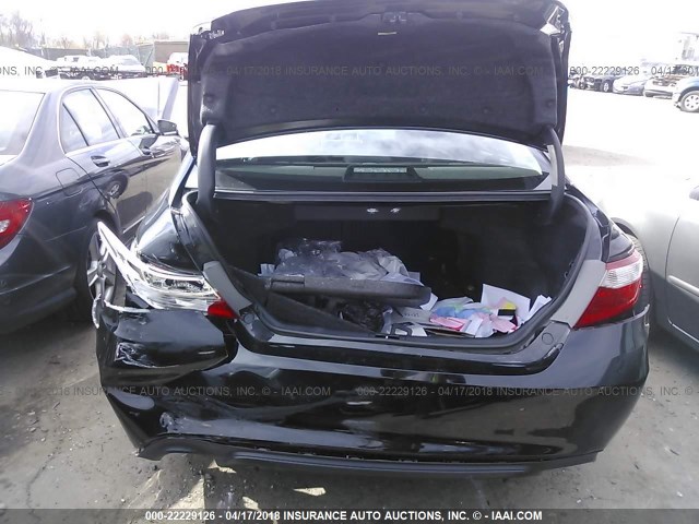 4T1BF1FK9HU419325 - 2017 TOYOTA CAMRY LE/XLE/SE/XSE BLACK photo 6