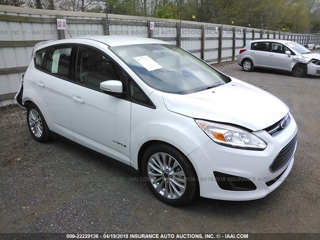 1FADP5AU9JL101328 - 2018 FORD C-MAX SE WHITE photo 1