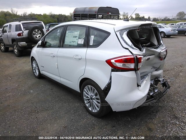 1FADP5AU9JL101328 - 2018 FORD C-MAX SE WHITE photo 3