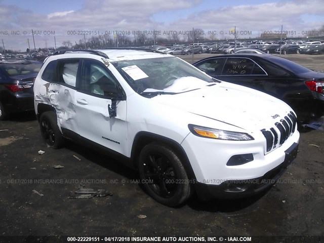 1C4PJLCB2JD552135 - 2018 JEEP CHEROKEE LATITUDE Biały zdjęcie 6