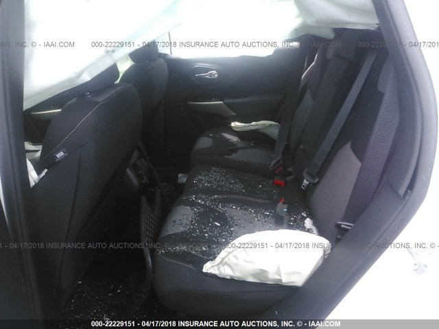 1C4PJLCB2JD552135 - 2018 JEEP CHEROKEE LATITUDE Biały zdjęcie 8