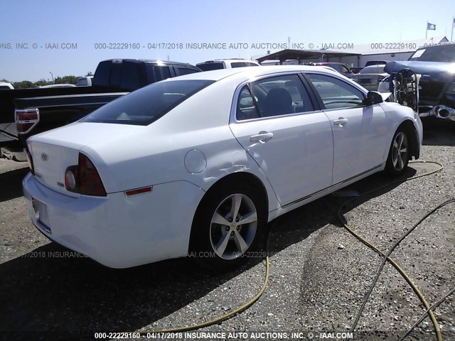 1G1ZC5EU9BF348184 - 2011 CHEVROLET MALIBU 1LT WHITE photo 4