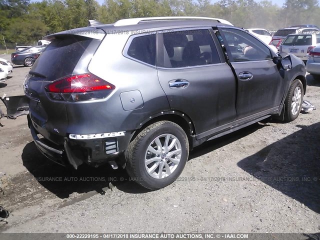 5N1AT2MT4HC810006 - 2017 NISSAN ROGUE S/SL GRAY photo 4