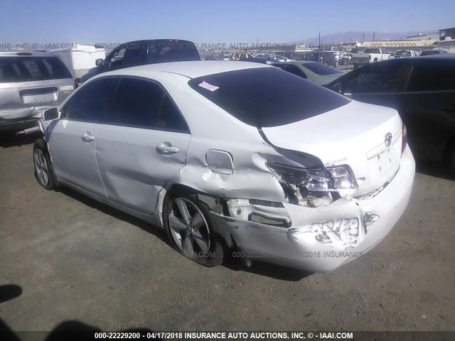 4T1BE46K09U890205 - 2009 TOYOTA CAMRY SE/LE/XLE 白色 照片 3