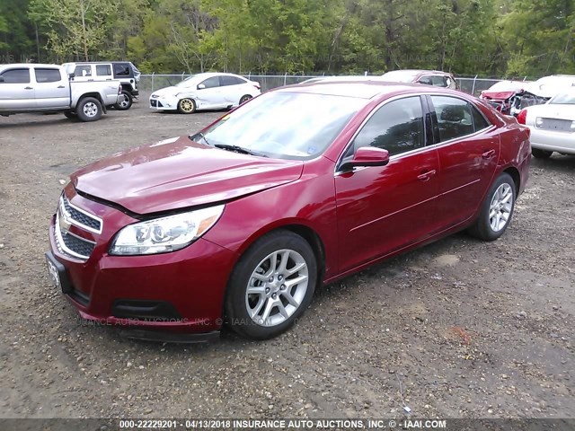 1G11D5SRXDF350460 - 2013 CHEVROLET MALIBU 1LT 勃艮第红 照片 2