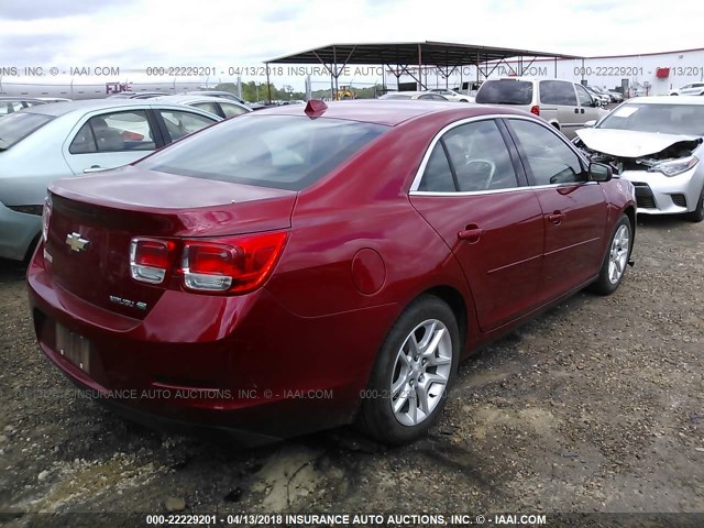 1G11D5SRXDF350460 - 2013 CHEVROLET MALIBU 1LT 勃艮第红 照片 4