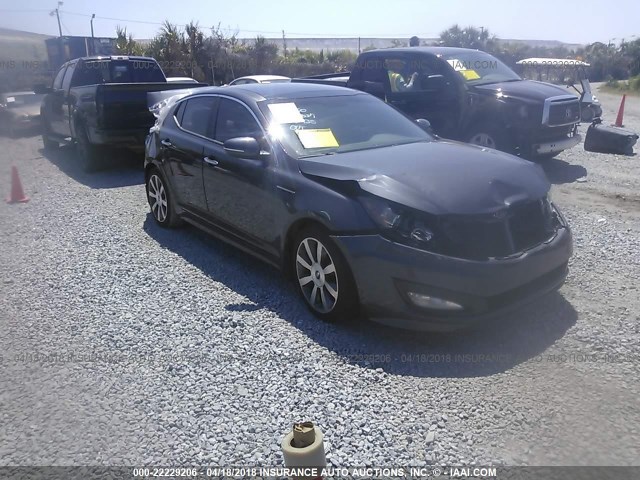 KNAGR4A63B5140481 - 2011 KIA OPTIMA SX BLACK photo 1