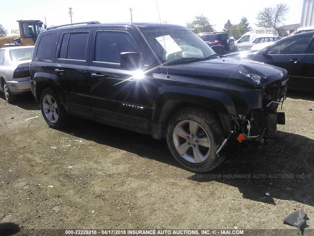 1C4NJPBB7CD511261 - 2012 JEEP PATRIOT SPORT BLACK photo 1