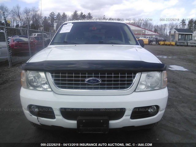 1FMZU73K84UC15461 - 2004 FORD EXPLORER XLT/XLT SPORT/NBX WHITE photo 6