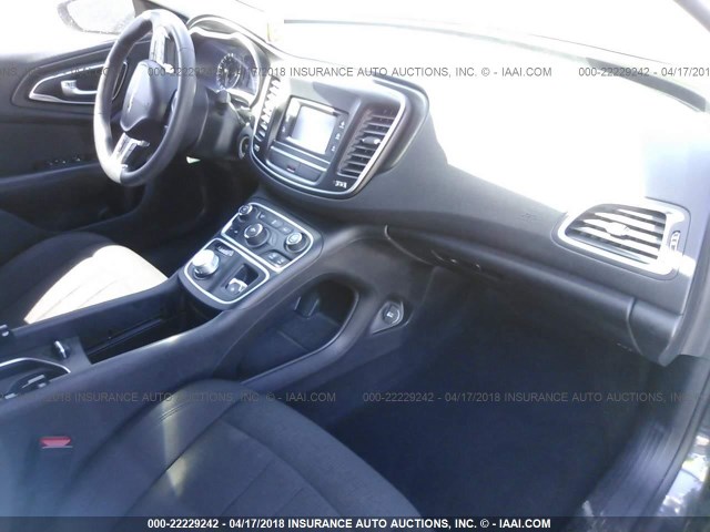 1C3CCCABXFN699742 - 2015 CHRYSLER 200 LIMITED GRAY photo 5