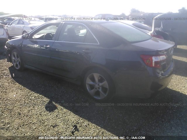 4T1BF1FK0EU773567 - 2014 TOYOTA CAMRY L/SE/LE/XLE 黑色 照片 3