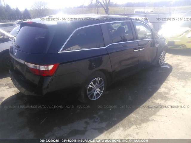 5FNRL5H60DB069606 - 2013 HONDA ODYSSEY EXL შავი ფოტო 4